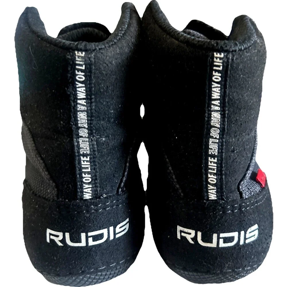 Rudis Colt 2.0 Wrestling Shoes Mens Size 11.5 Black Boxing MMA Combat CLT-0017